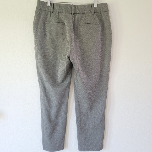 THE FOLD LONDON Crop Side Zip Stretch Pants 12. - Picture 6 of 9